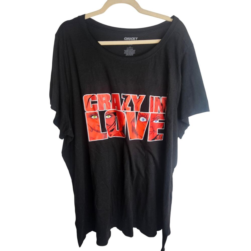 Torrid x Chucky Tiffany Crazy In Love T-Shirt Womens Plus Size 4X Graphic Tee